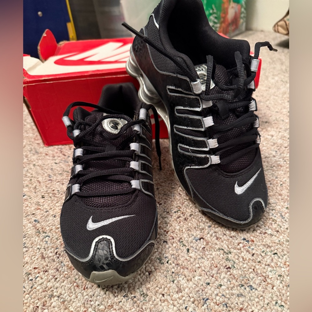 Nike Black and Gray Running Shoes